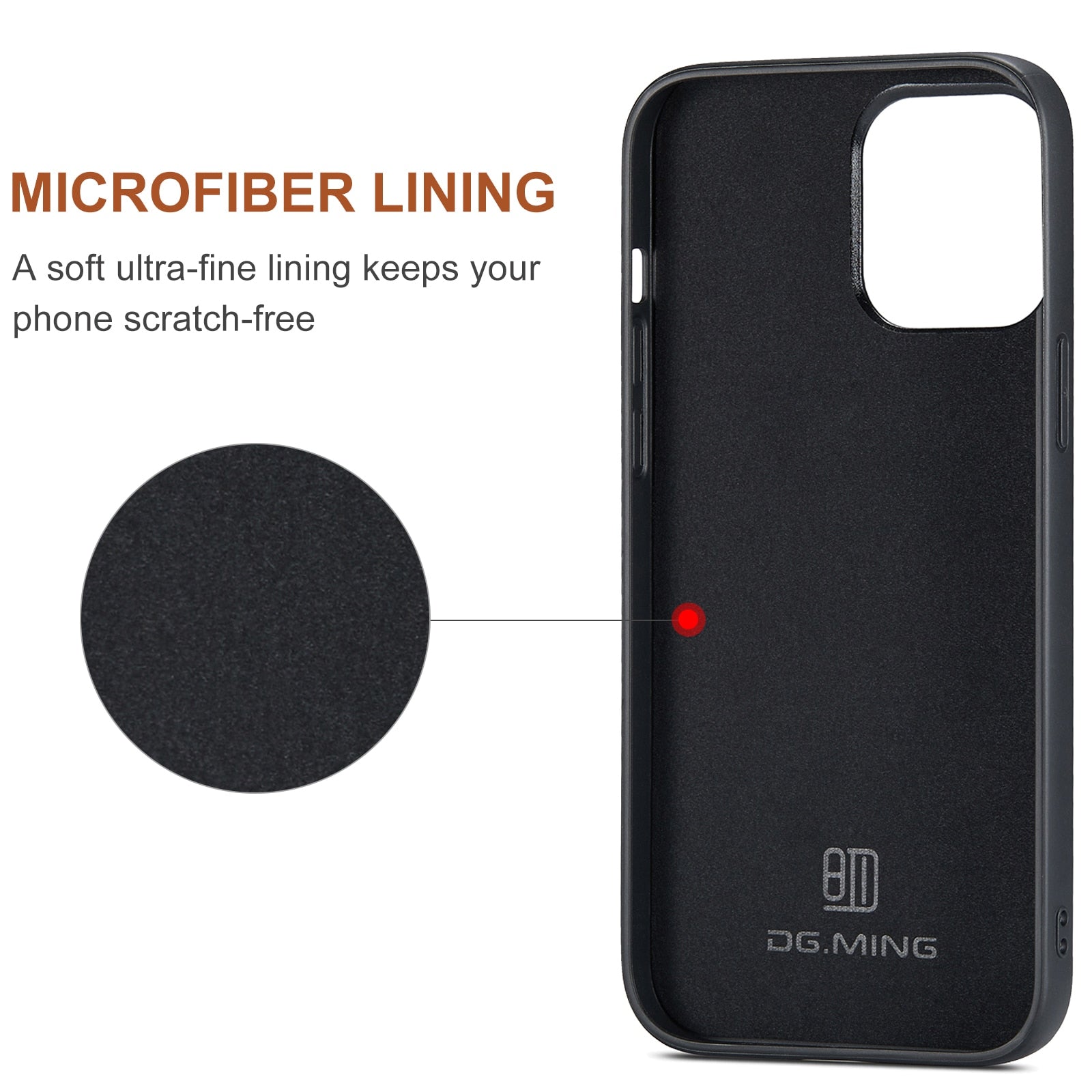 2 In 1 Detachable Magnetic Leather Case for iPhone dylinoshop