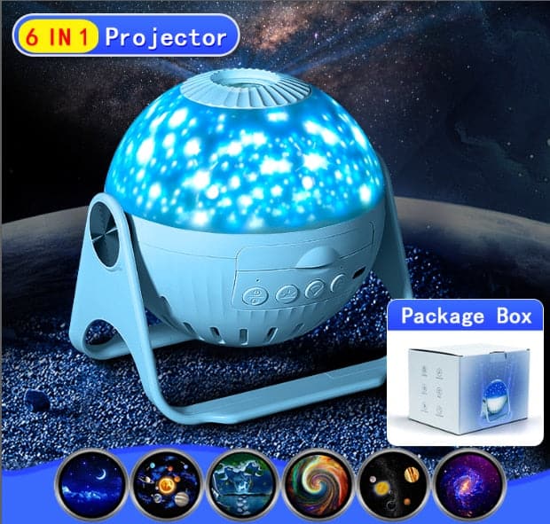 LED Star Projector Night Light 6 in 1 dylinoshop