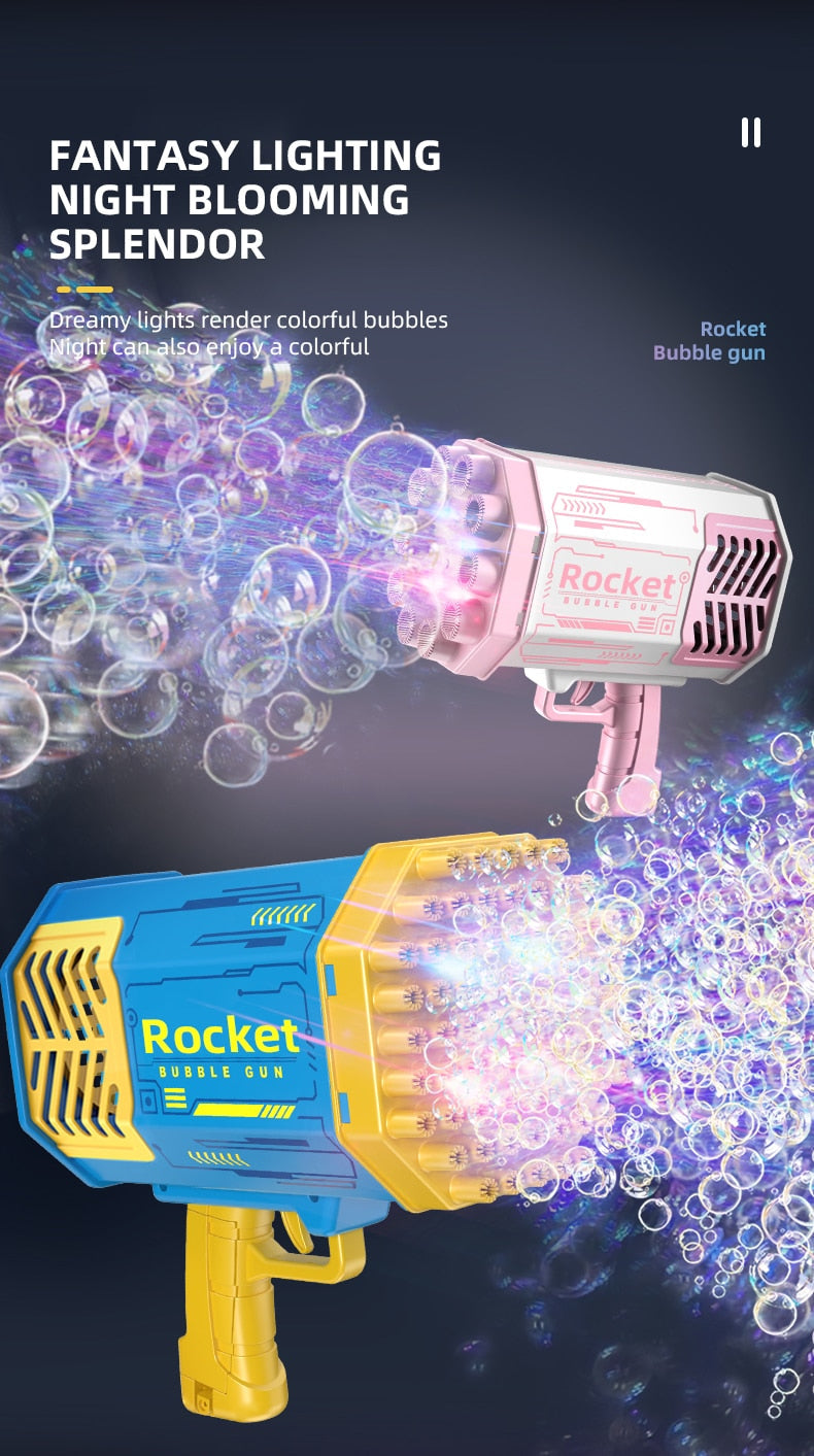 Bubble Gun Rocket 69 Holes dylinoshop