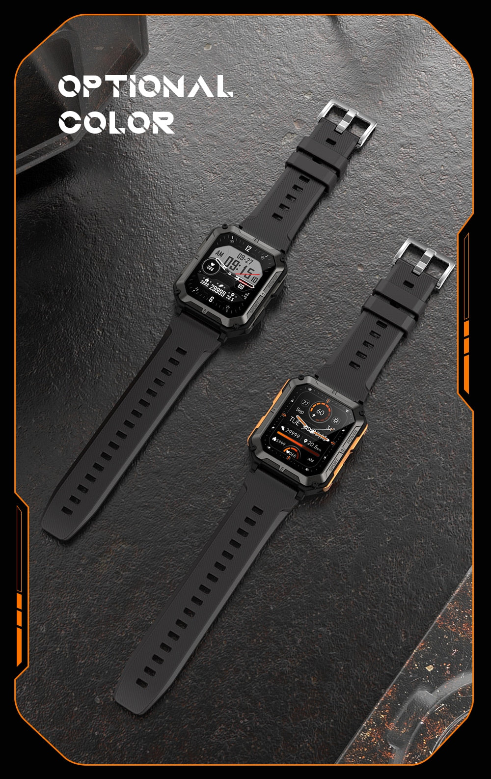 C20Pro Smart Watch IP68 Waterproof dylinoshop