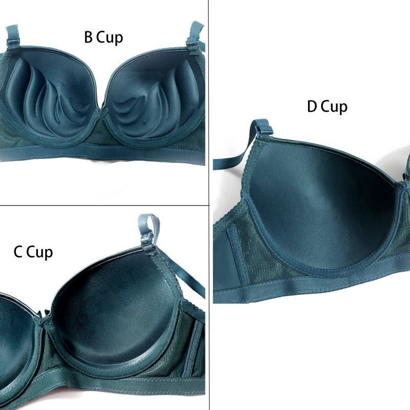 Soft Sense Women's Underwire Plunge Bra dylinoshop