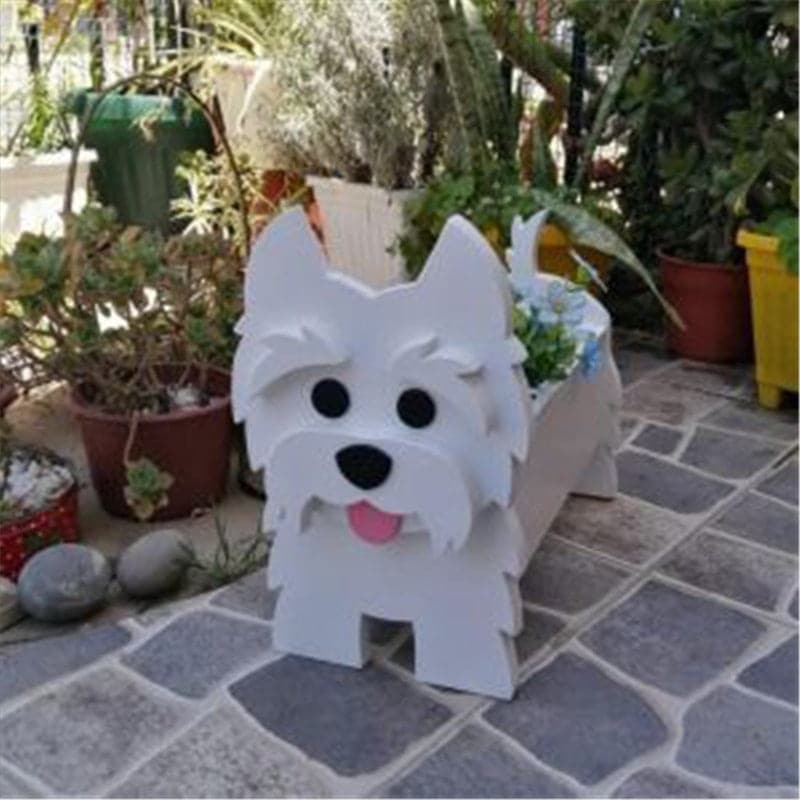 DOG PLANTER dylinoshop