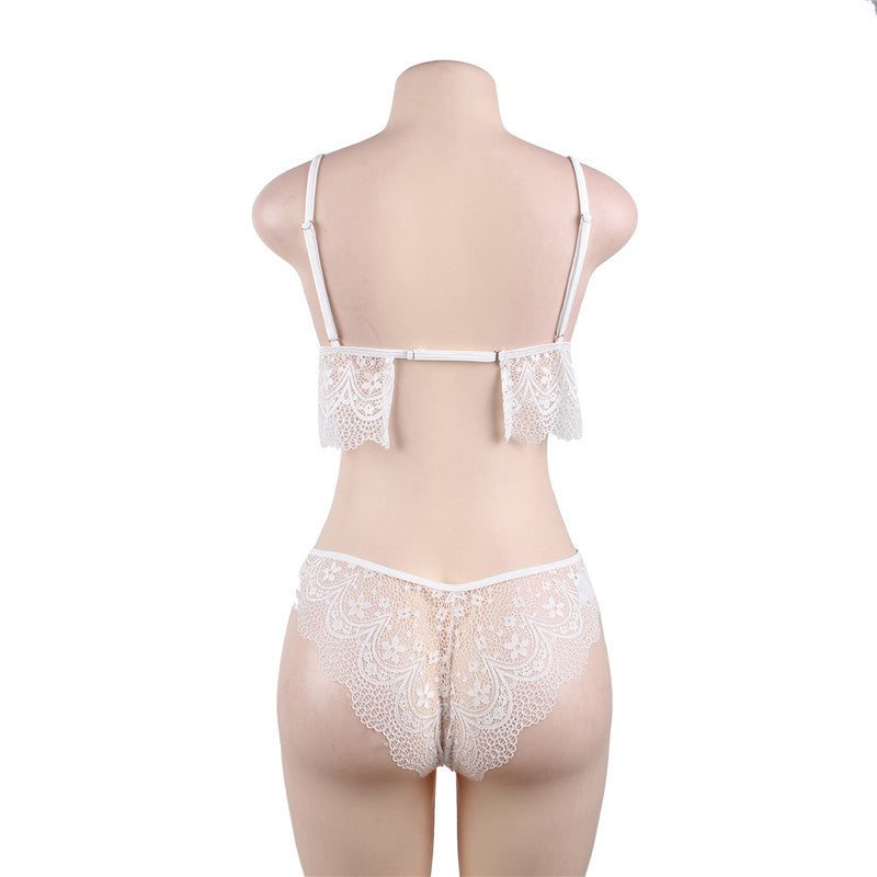 Three-Point Transparent Plus Size Women's Lingerie dylinoshop