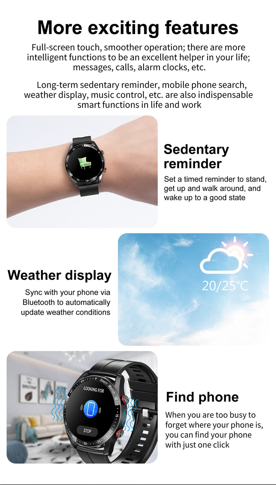 Bluetooth Smart Watch dylinoshop