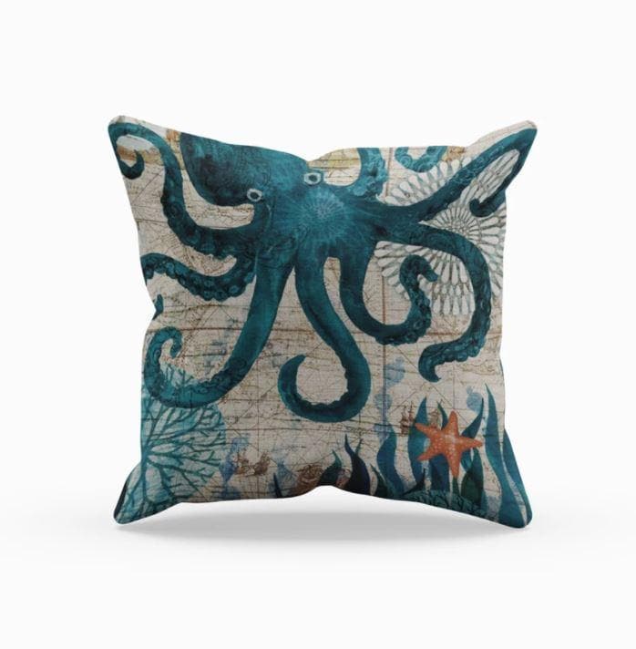 Sea Life Cushion Covers Feajoy