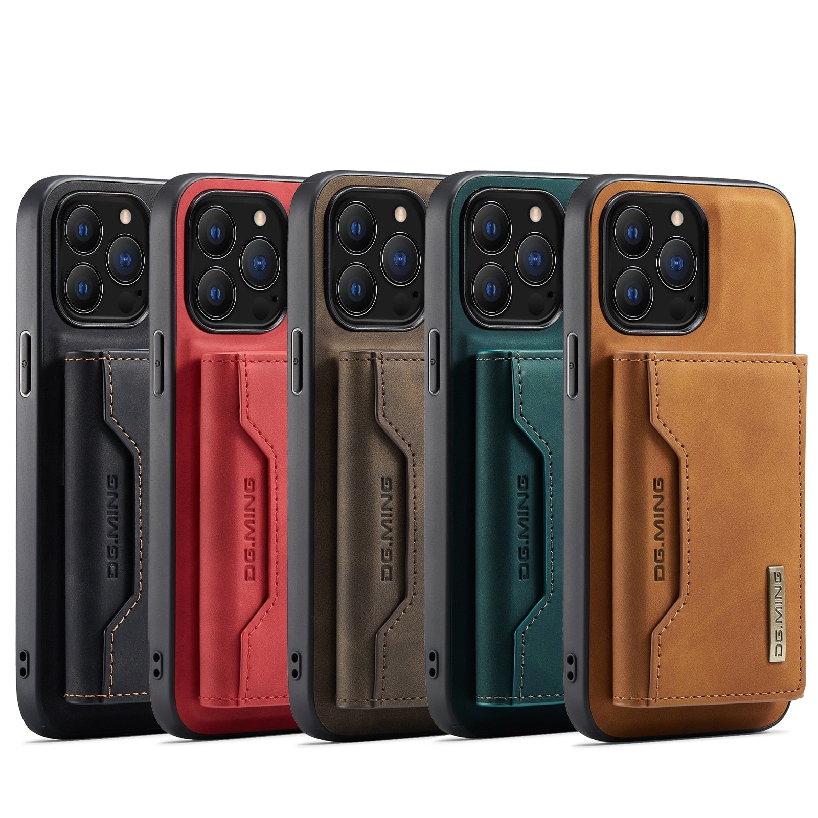 2 In 1 Detachable Magnetic Leather Case for iPhone dylinoshop