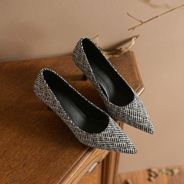 Simple Classic Pumps Women's Casual Shoes Stiletto Thin High Heels SGCS02 Touchy Style