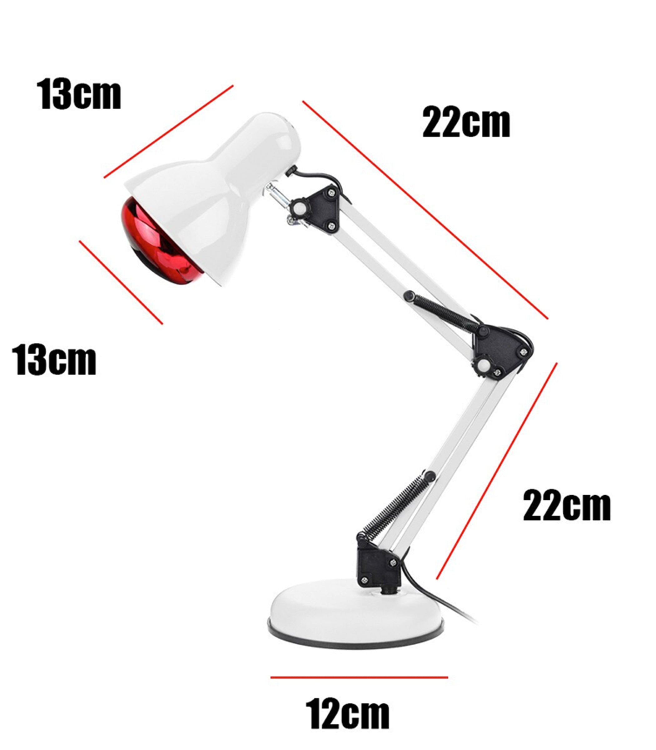 Pain Care Pro Infrared Red Light Therapy Lamp dylinoshop