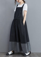 Splicing Denim Long back Dress SDL210527