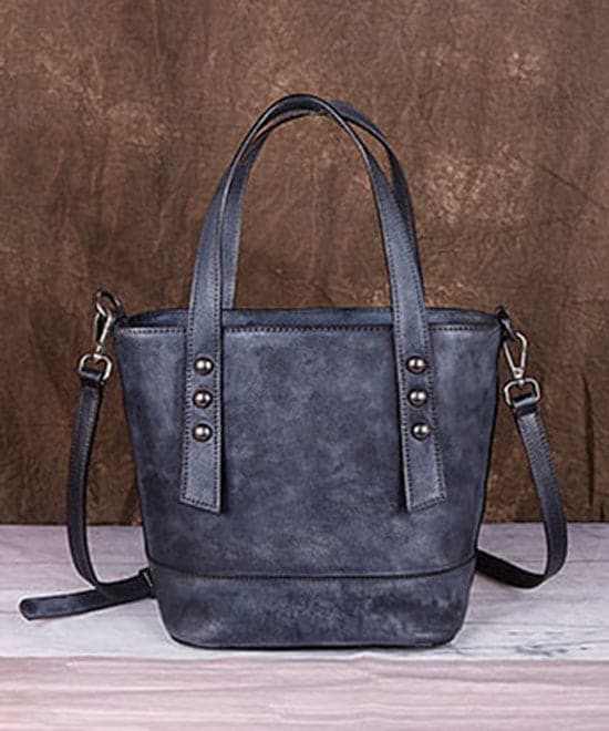 Style Grey Floral Paitings Calf Leather Messenger Bag ZPBAG-BGS220209