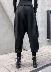 Style zippered black Wardrobes big pockets pant AT-LPTS191211