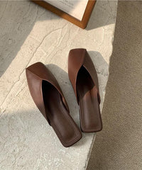 Stylish Chocolate Flat style slippers LT210617