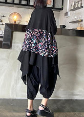 Summer black suit female temperament fashion sequined top harem pants two-piece AT-SDL200812