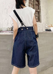 Summer denim blue back with button five pants AT-LPTS210609