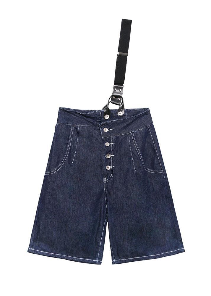 Summer denim blue back with button five pants AT-LPTS210609