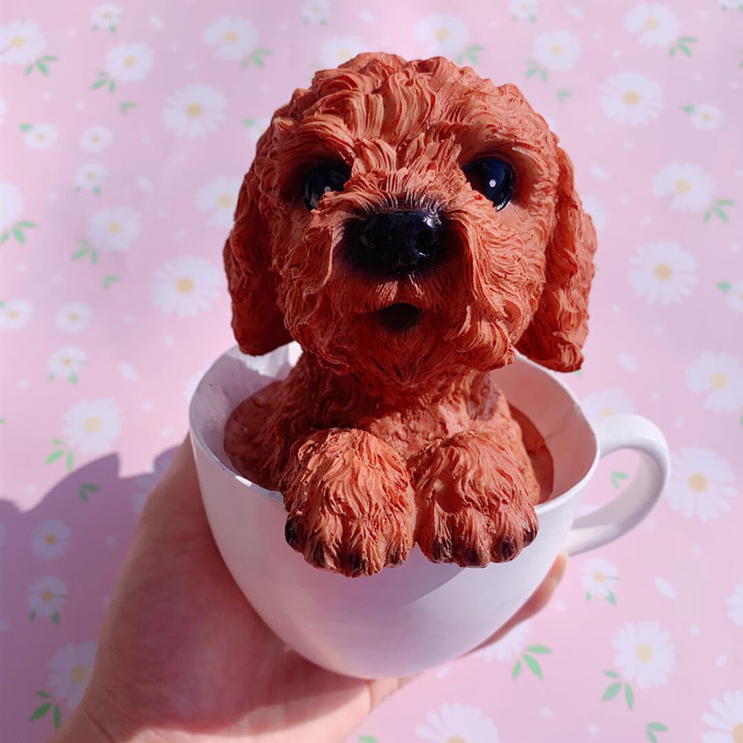 Teacup Dog Coffee Cup Ornament Feajoy