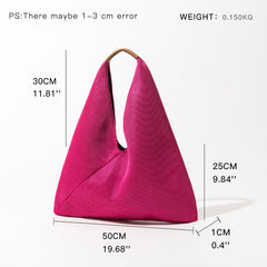 Triangle Mesh Net Women's Hobo Tote Bag dylinoshop