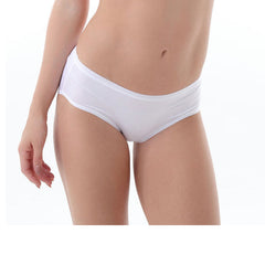 Middle-Waist Women's White Brief dylinoshop