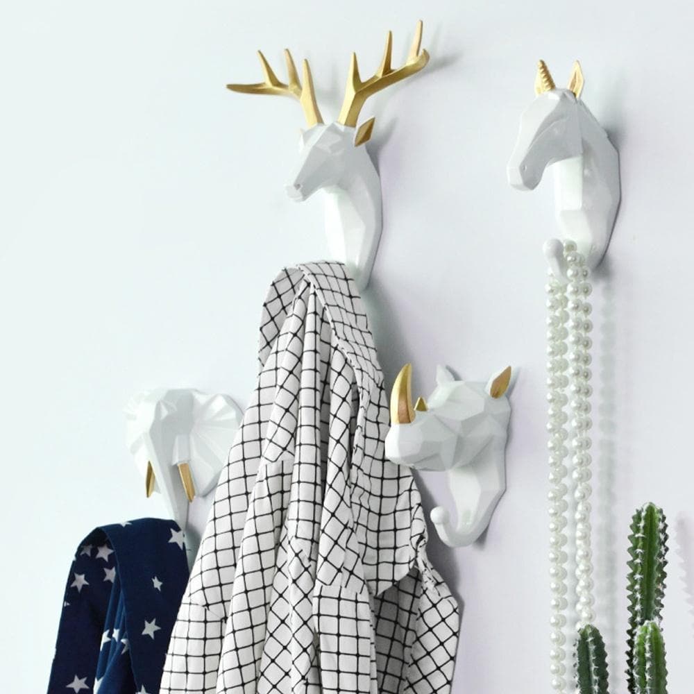 Geometric Wildlife Wall Hook Feajoy