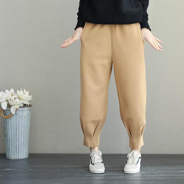 Winte New Korea Style Women Casual Pants Winter Harem Trousers LPTS181127