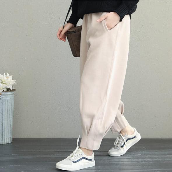 Winte New Korea Style Women Casual Pants Winter Harem Trousers LPTS181127