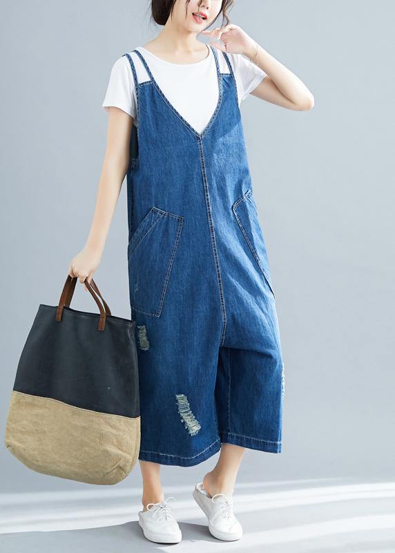 Women jumpsuit pants cotton clothes 18th Century navy pants dylinoshop