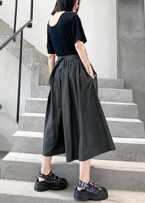 Women's summer plus size casual fashion unilateral strap skirt skirt + T-shirt two-piece suit AT-SDM200623