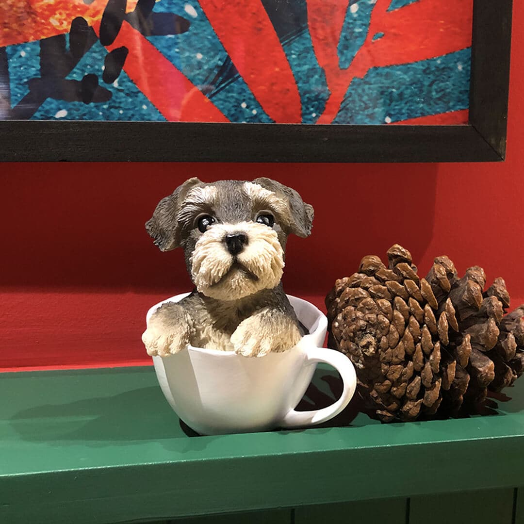 Teacup Dog Coffee Cup Ornament Feajoy