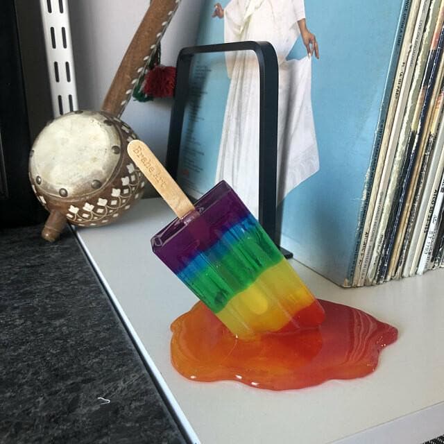 Melting Popsicle Decoration feajoy