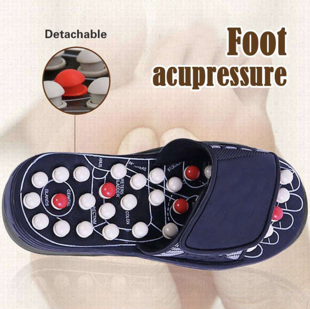 Acu-Slippers™ - Acu-Pressure Relief Foot Massage Slippers DYLINOSHOP