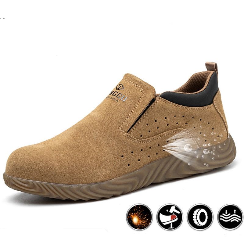 Anti-smashing  Anti-stab Work Safety Boots Men's Casual Shoes MCSK36 dylinoshop