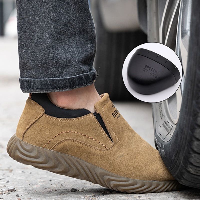 Anti-smashing  Anti-stab Work Safety Boots Men's Casual Shoes MCSK36 dylinoshop