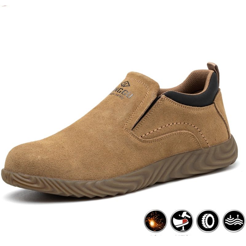 Anti-smashing  Anti-stab Work Safety Boots Men's Casual Shoes MCSK36 dylinoshop