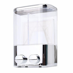 Dual Compartment Wall-Mount Liquid Soap Dispenser dylinoshop