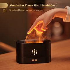 Flame Simulation Aroma Humidifier|Diffuser dylinoshop