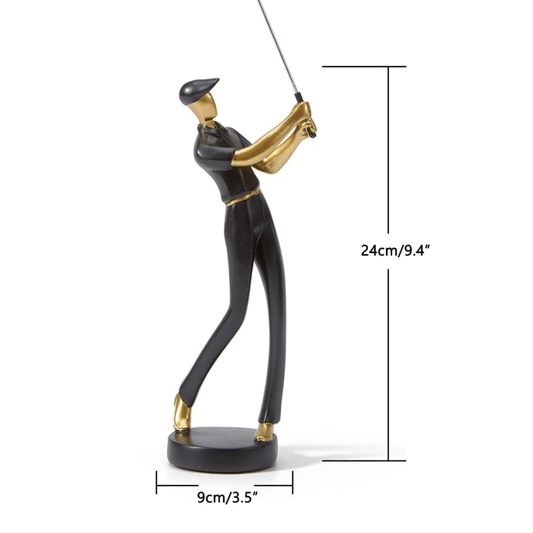 Modern Golfer Figurines Feajoy