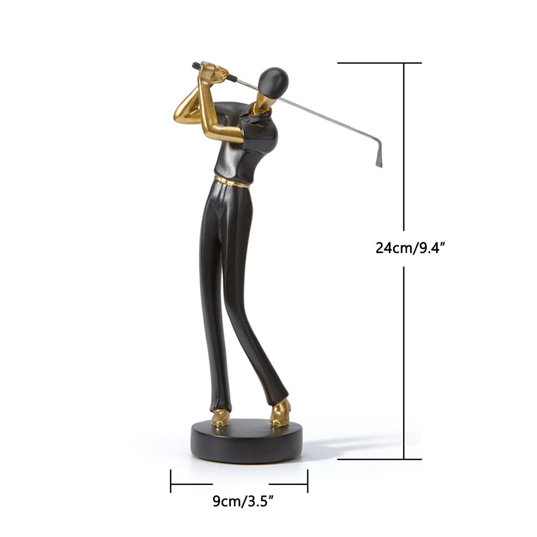 Modern Golfer Figurines Feajoy