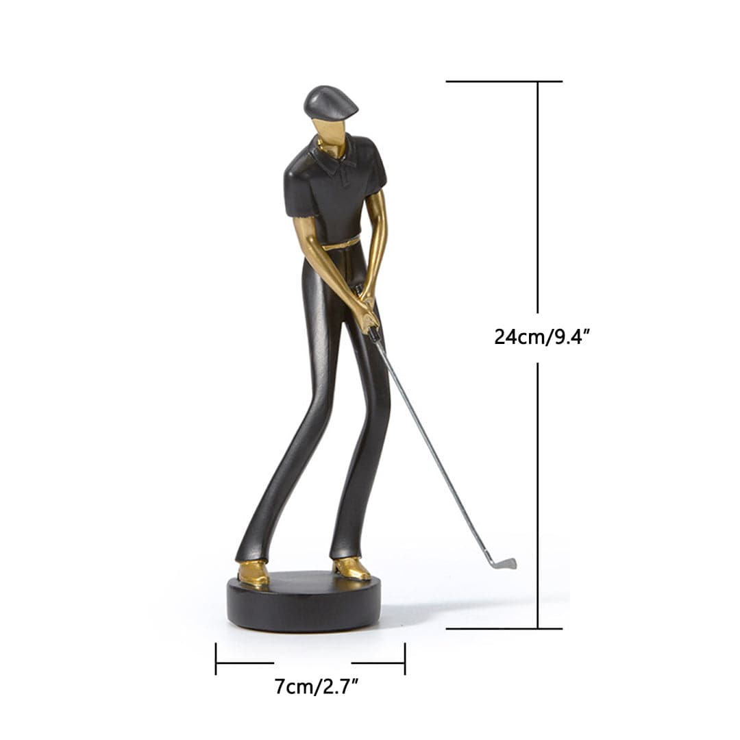 Modern Golfer Figurines Feajoy