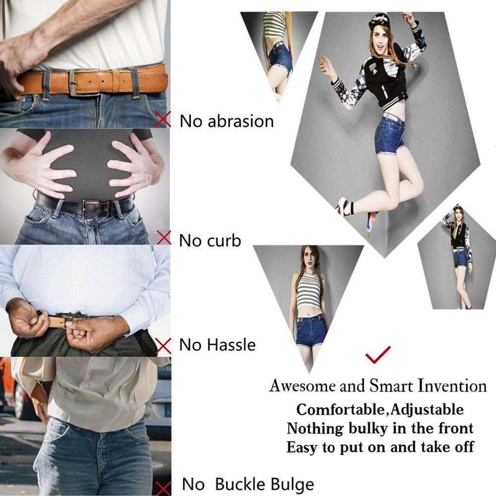 Buckle-Free Stretchable Belts for Women dylinoshop