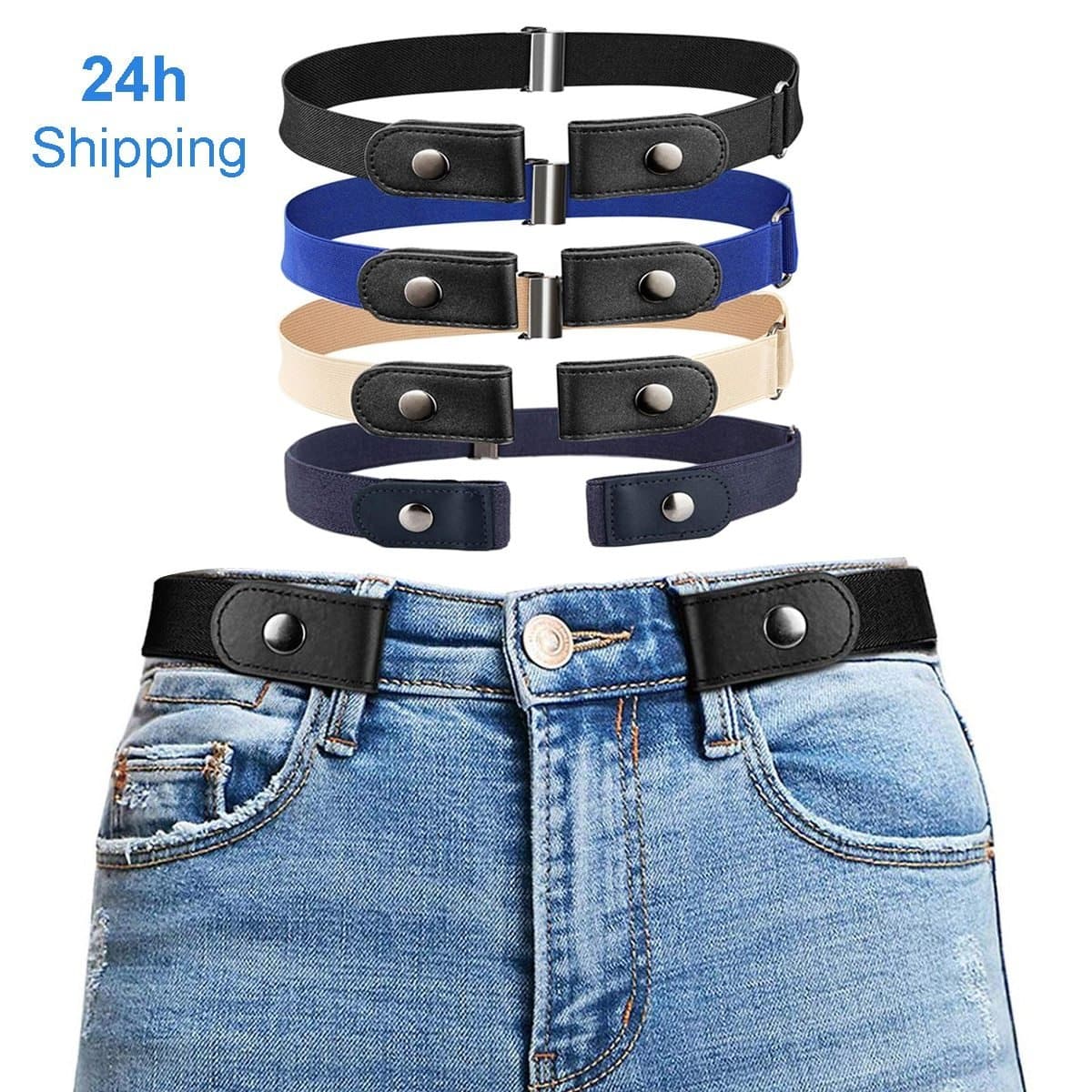 Buckle-Free Stretchable Belts for Women dylinoshop