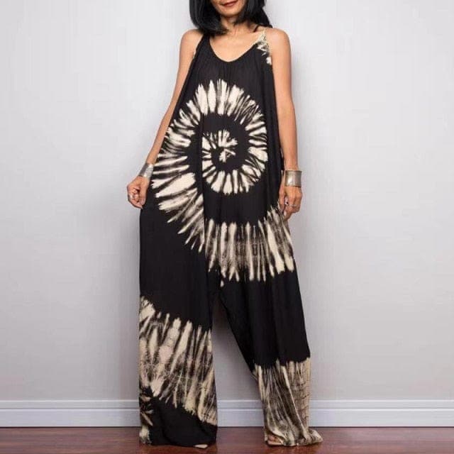 Tie-Dye Harem Overall Buddha Trends