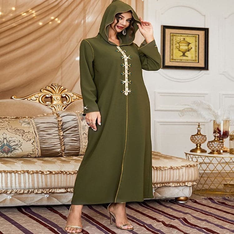 Layla Satin Abaya Dress dylinoshop