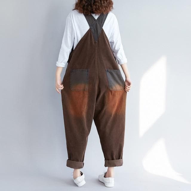 Baggy Corduroy Overall dylinoshop