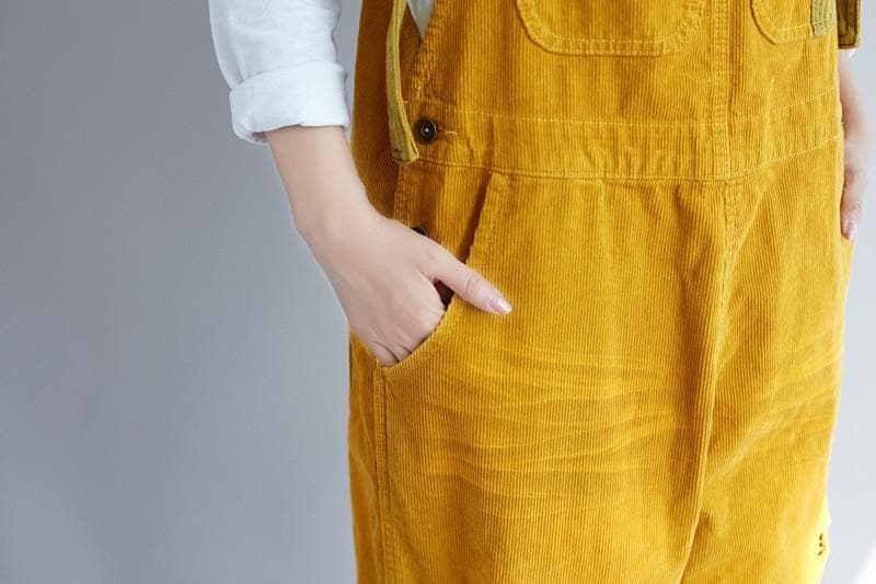 Baggy Corduroy Overall dylinoshop