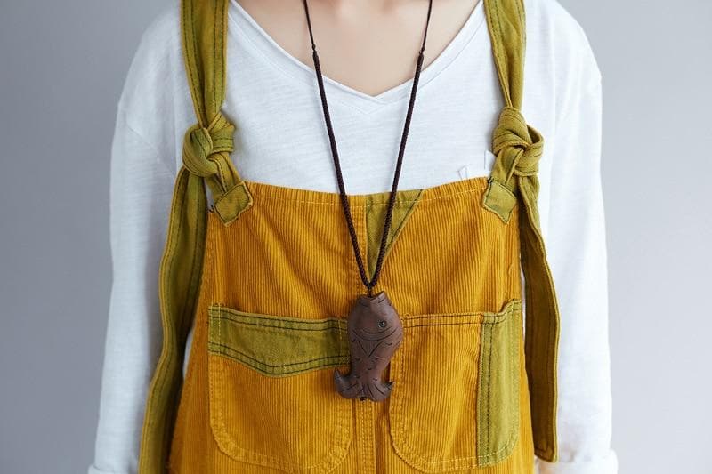 Baggy Corduroy Overall dylinoshop