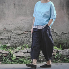 Casual Zen Linen Pants | Lotus dylinoshop