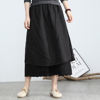 Split Side Palazzo Skirt Pants | Zen Buddha Trends