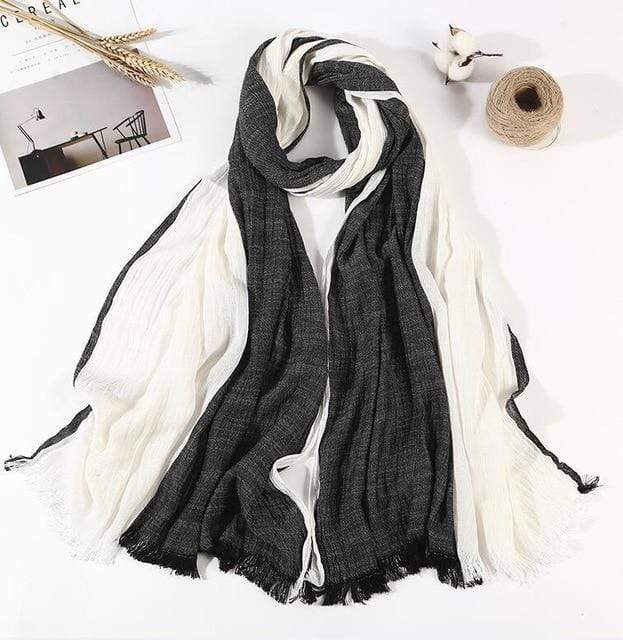 100% Cotton Large Literature Scarves dylinoshop