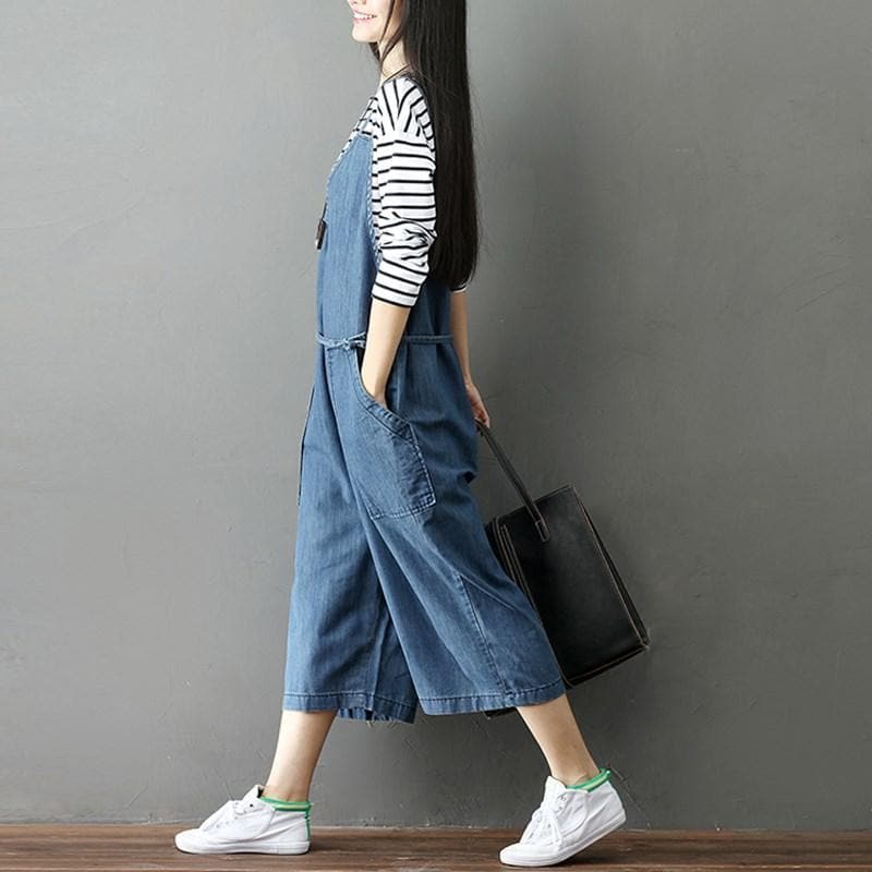 Blue Denim Loose 90s Overall dylinoshop