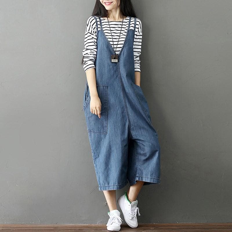 Blue Denim Loose 90s Overall dylinoshop